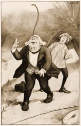 "Vieux Père William équilibrant une anguille sur le bout de son nez", illustration pour Les Aventures d